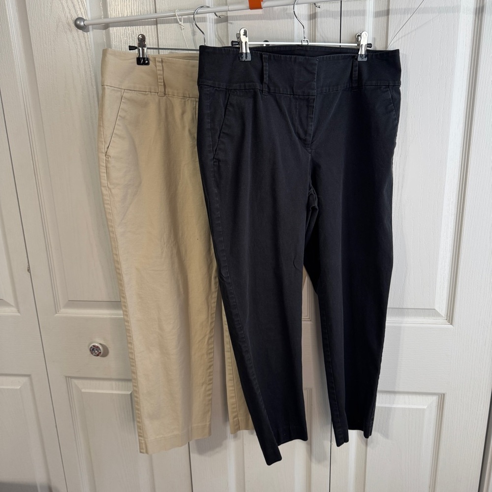 Ann Taylor Curvy Trousers lot of 2 size 10